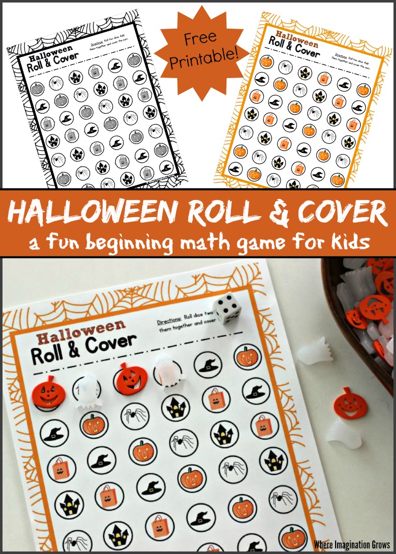 PreK Dice Rolling fun activities