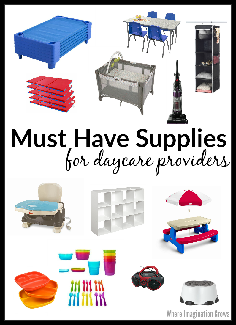 Must Have Supplies For Home Daycare Providers Where Imagination