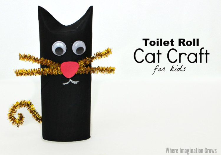 Tissue Paper Black Cat Craft