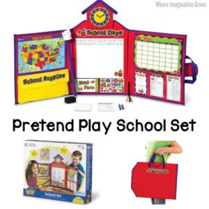 School Pretend Play Set for Imaginative Play! Fun gift idea for kids