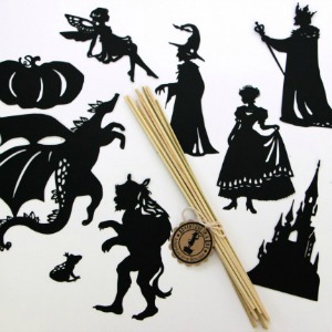 Shadow Puppets for Imaginative Play! Awesome gift idea for kids!