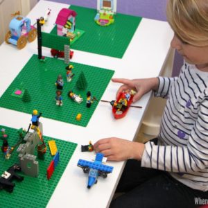 preschool lego table