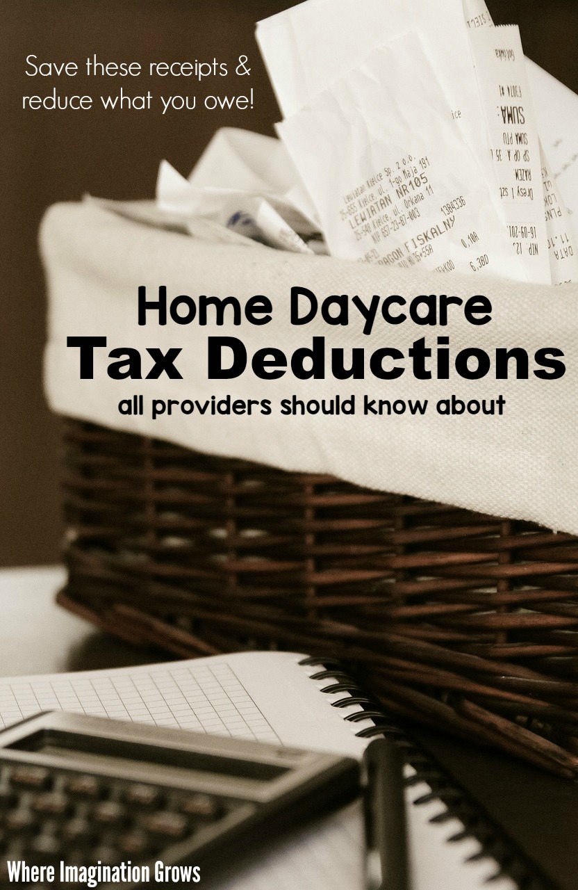 Home Daycare Tax Deductions for Child Care Providers - Where Regarding Home Daycare Tax Worksheet