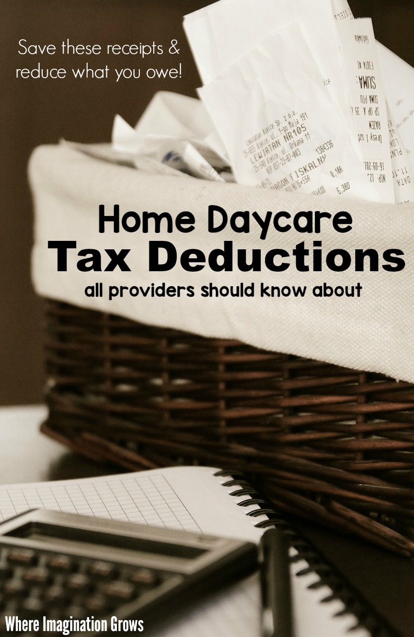 Home Daycare Tax Deductions for Child Care Providers - Where