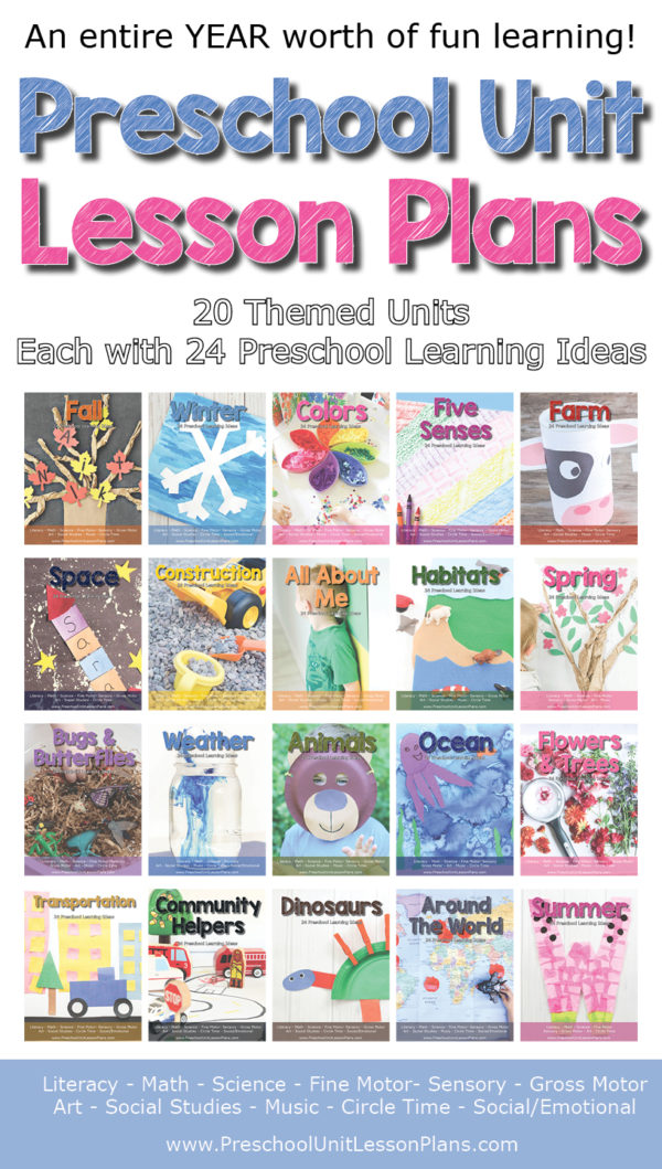 A Year of Preschool Lesson Plans: 20 Themed Units! - Where Imagination