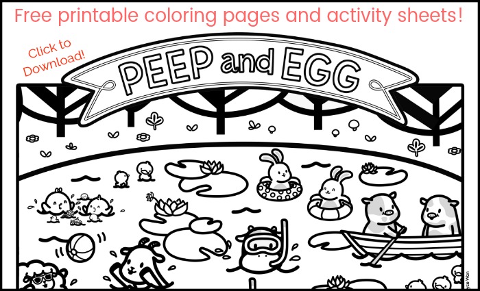 Free Peep and Egg Activity Sheets 