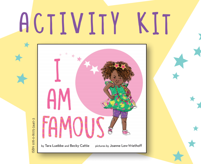 Download the free activity companion pack to the children's book I Am Famous