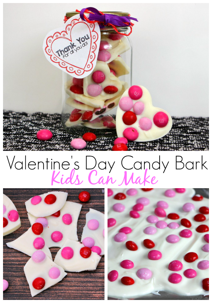 Valentine's Day Candy Bark Recipe! Easy Teacher Gifts! - Where ...