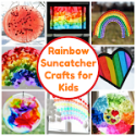 Rainbow Suncatcher Crafts