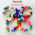 Pony Bead Butterfly Craft