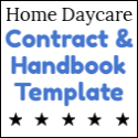 Home daycare contract and Handbook